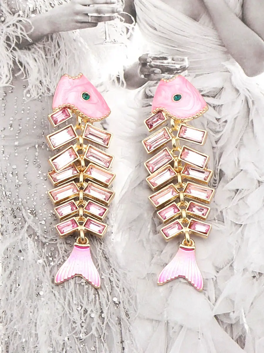 Distinctive Textured Accent Earrings