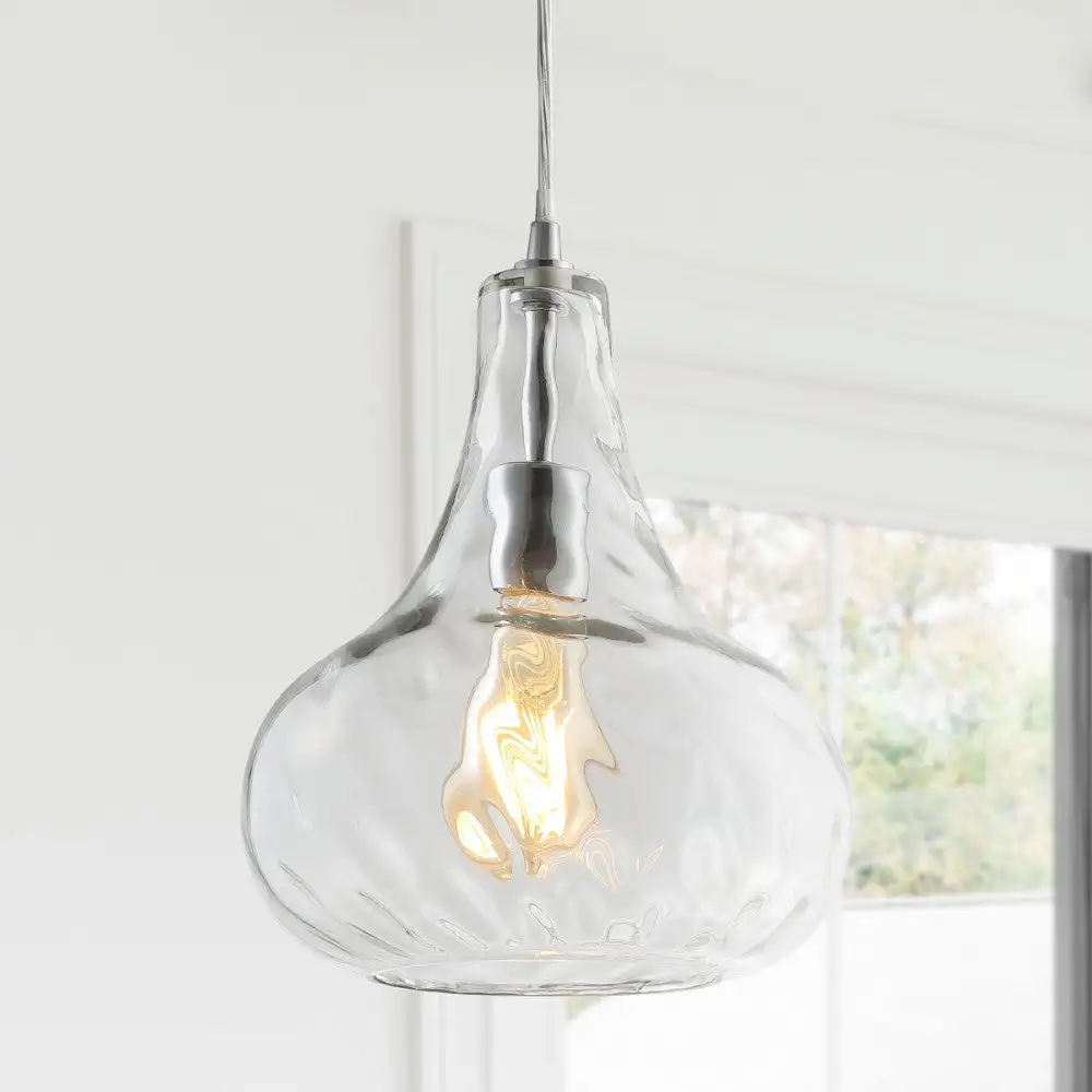 Adjustable Metal/glass LED Pendant