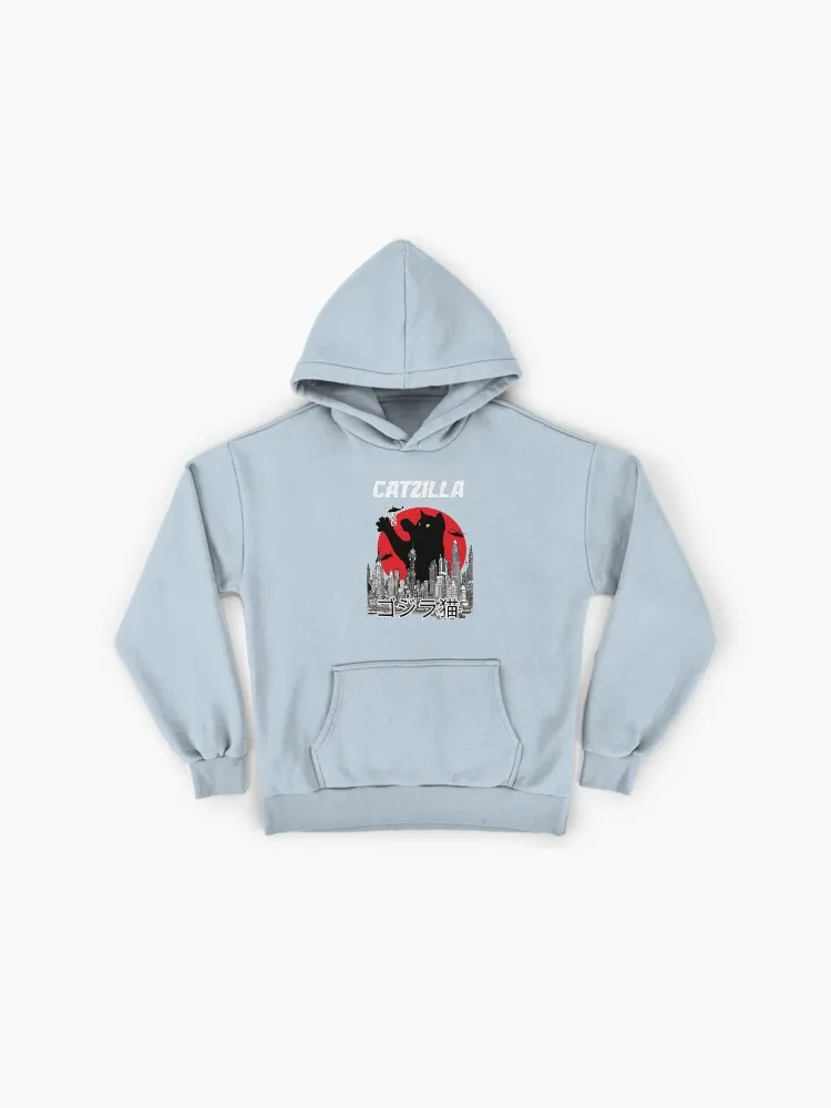 Catzilla Monster Illustration Hoodie