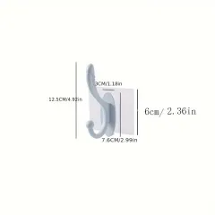 2 Pcs Adhesive Wall Hook