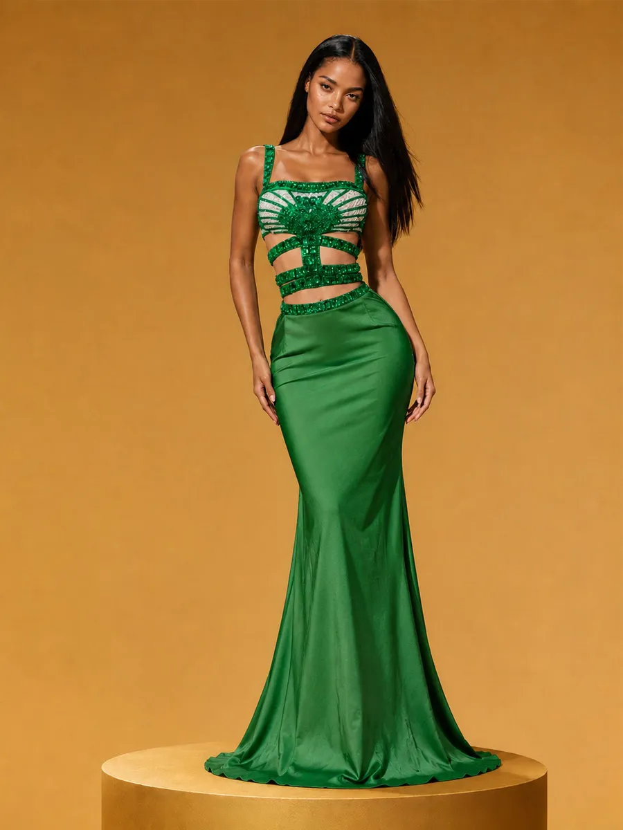 Seraphina Rhinestone Two Piece Set