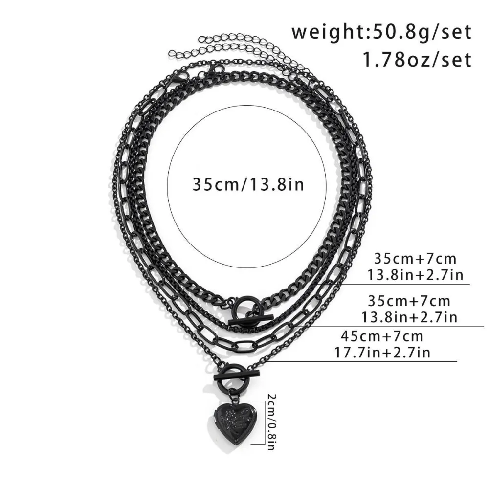 Polished Etched Necklace