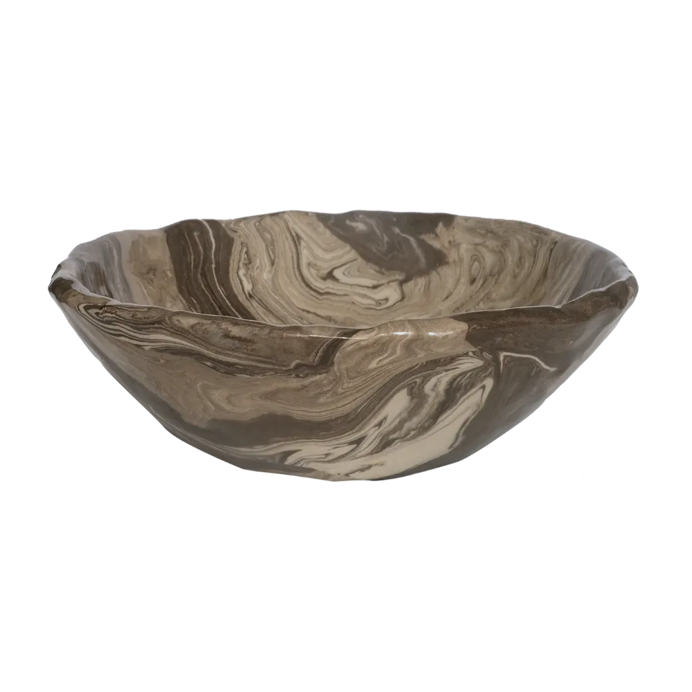 Dark Marble Bowl
