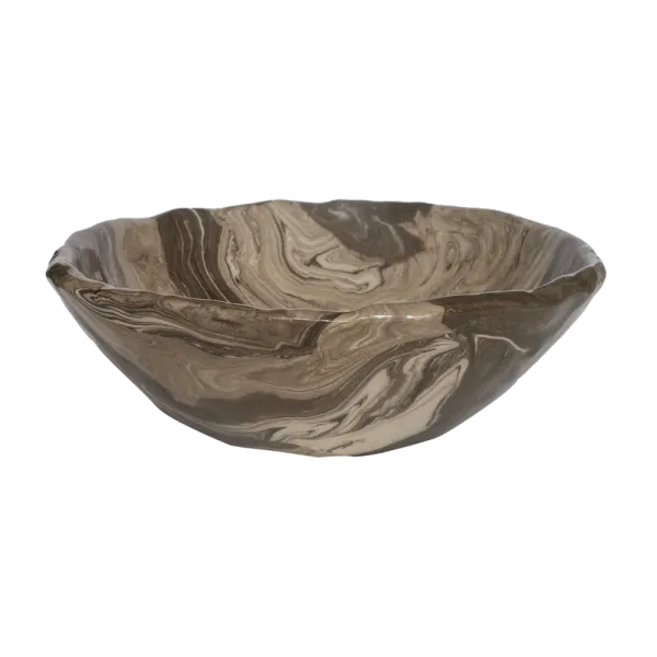 Dark Marble Bowl