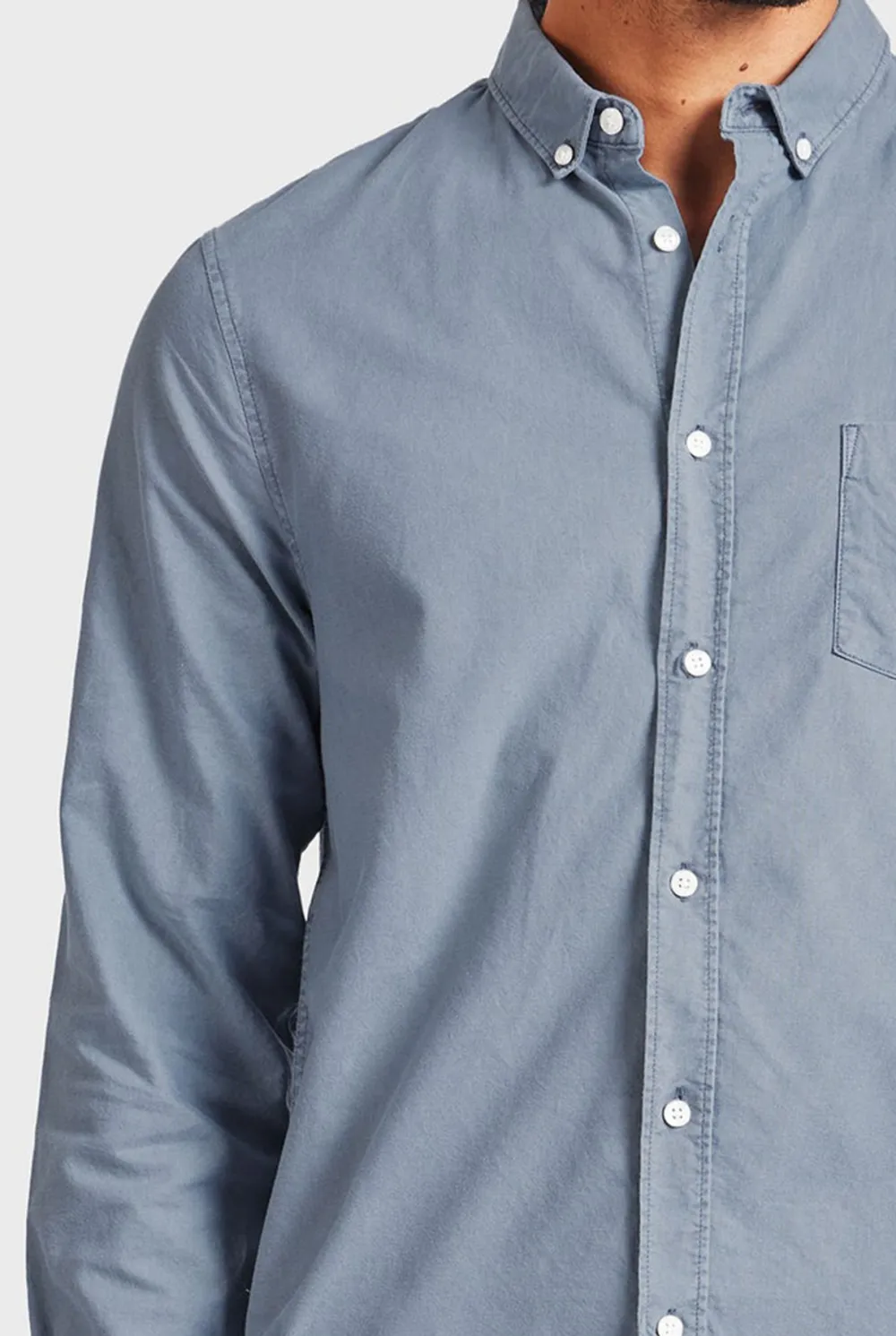 Vintage Oxford Shirt-Dutch blue