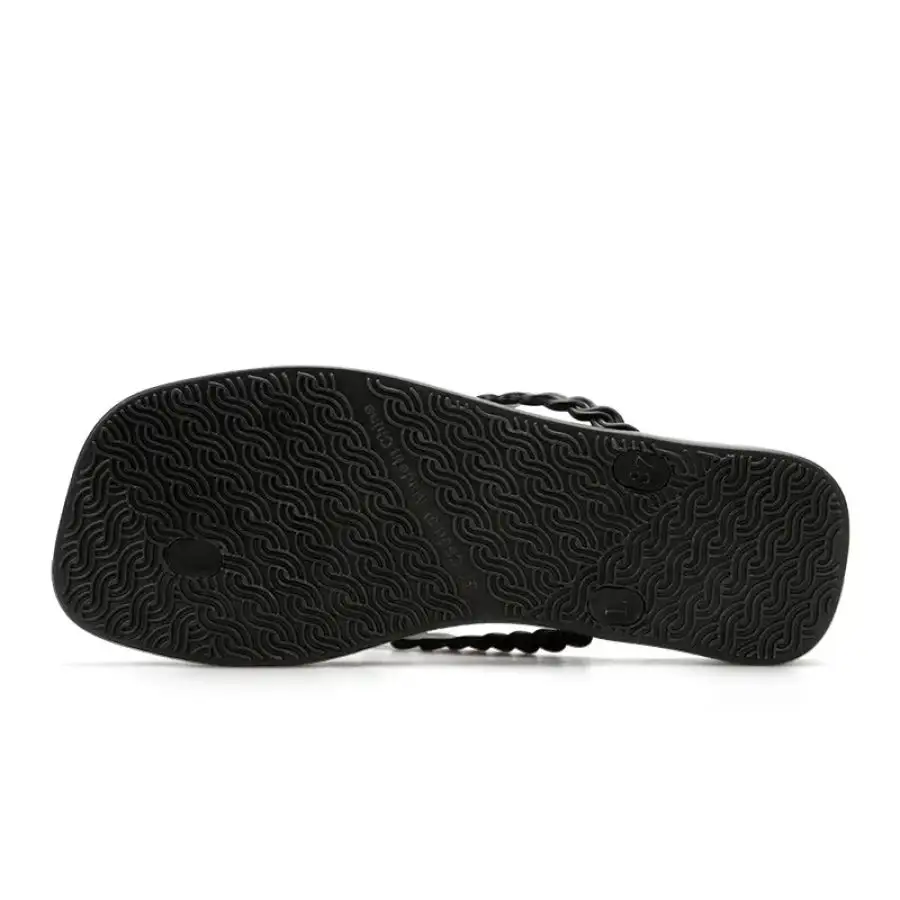 Braided Strap Beach Toe Post Slippers