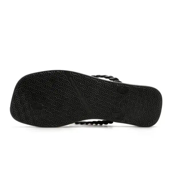 Braided Strap Beach Toe Post Slippers
