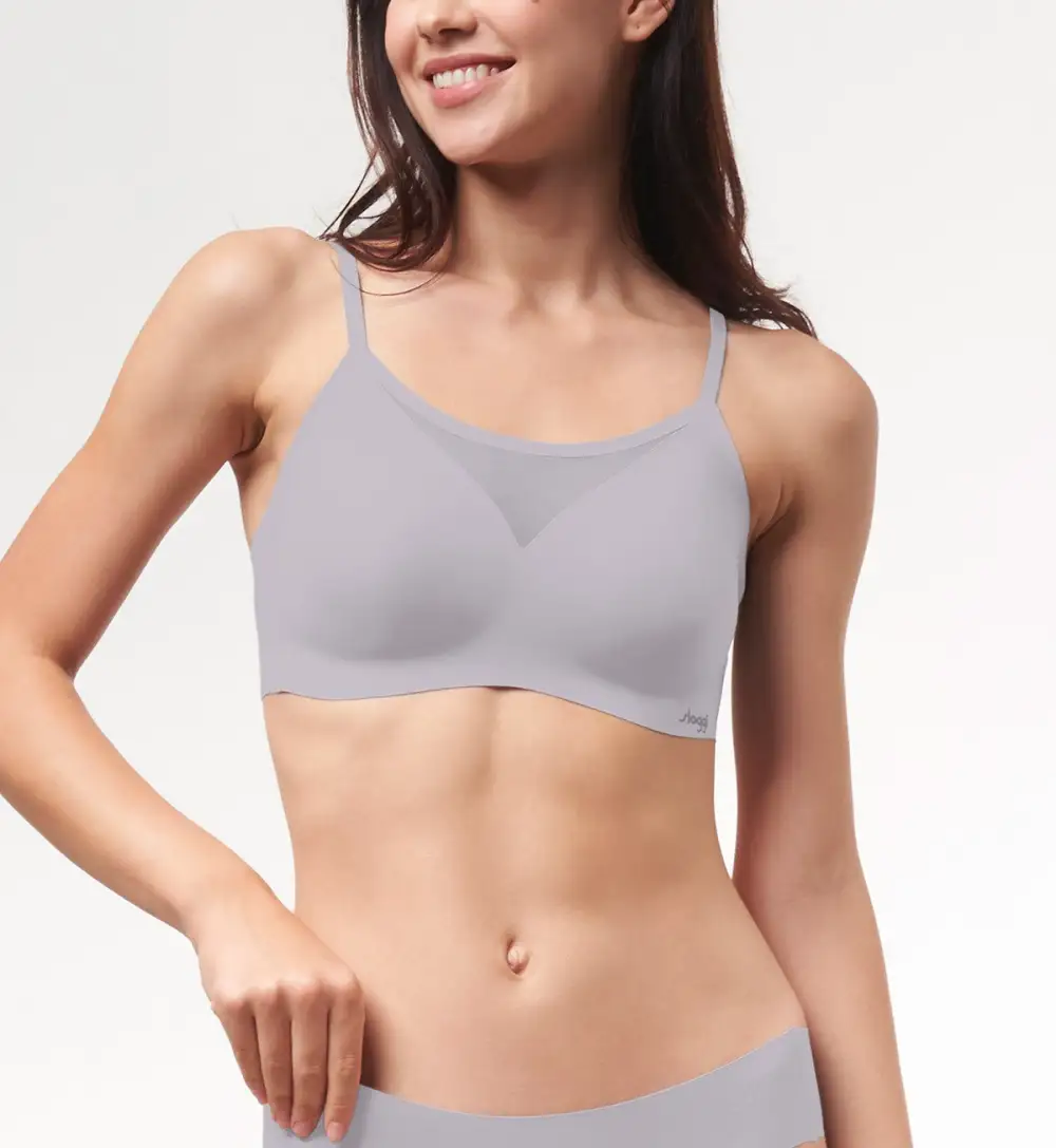 Women's Comfort Non-Wired Mesh Seamless Bralette
