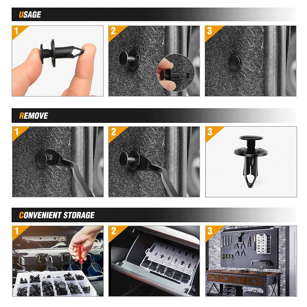 Universal Automotive Retainer Clip Kit