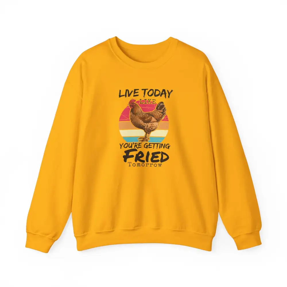 Rooster Graphic Crewneck Sweatshirt