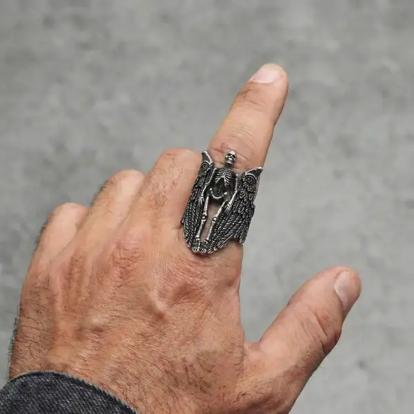 Men's Angel Of Death Ring