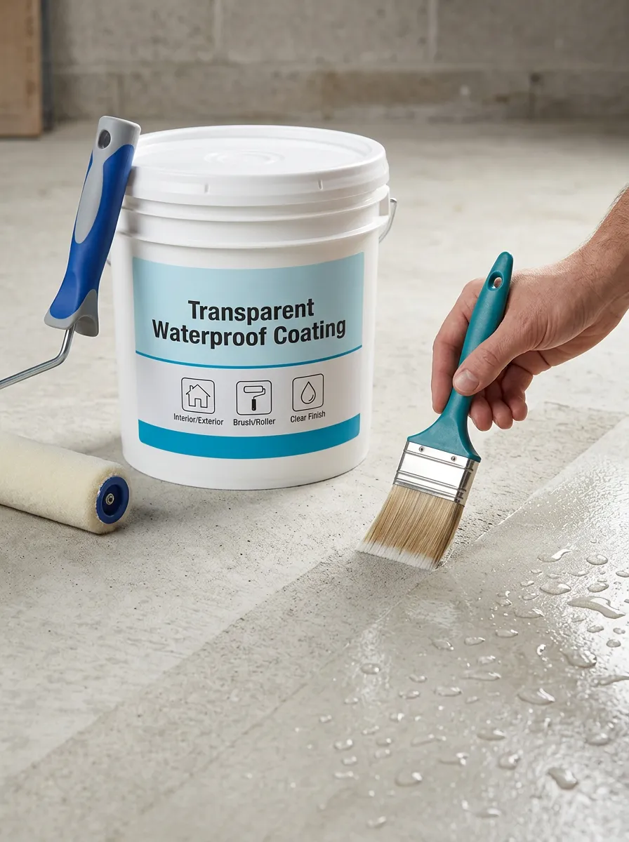 Clear Waterproof Coating for Home Improvement