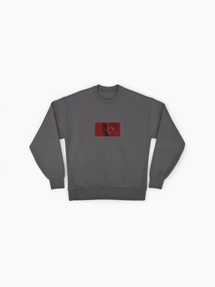 Minimalist Red Box Logo Sweatshirt