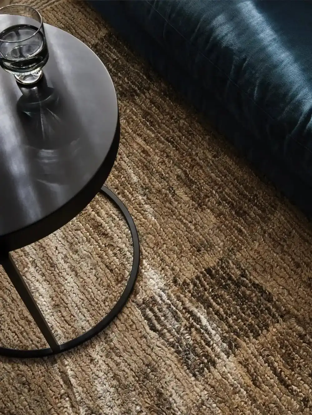 Jute Handwoven Patchwork Area Rug