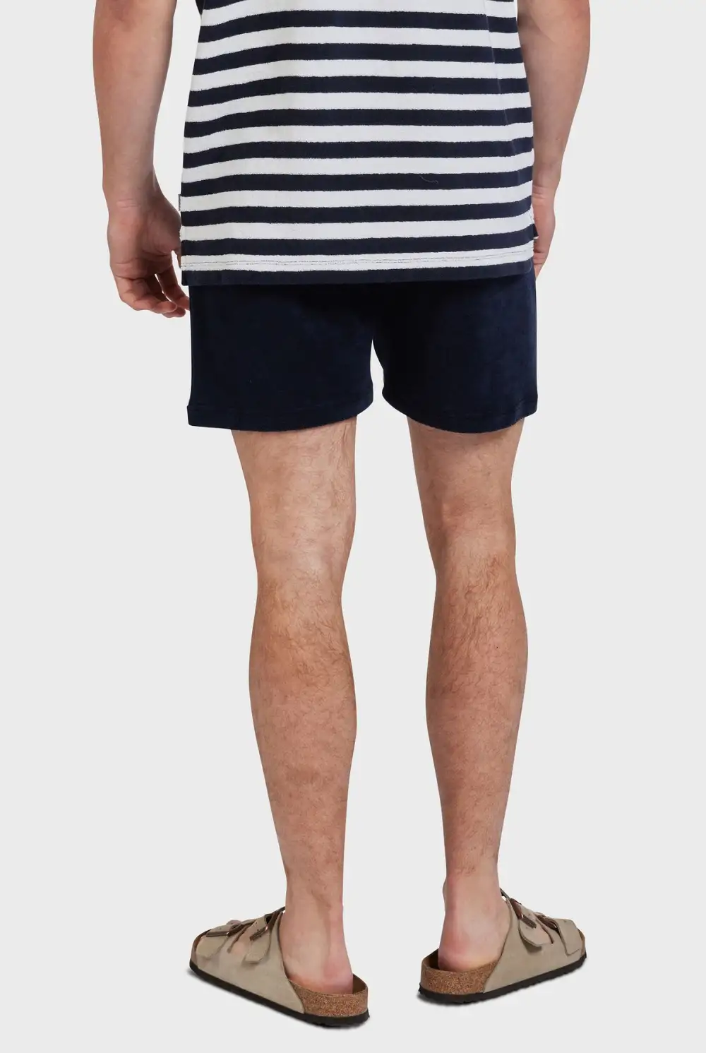 Lightweight Terry Lined Drawstring Beach Shorts