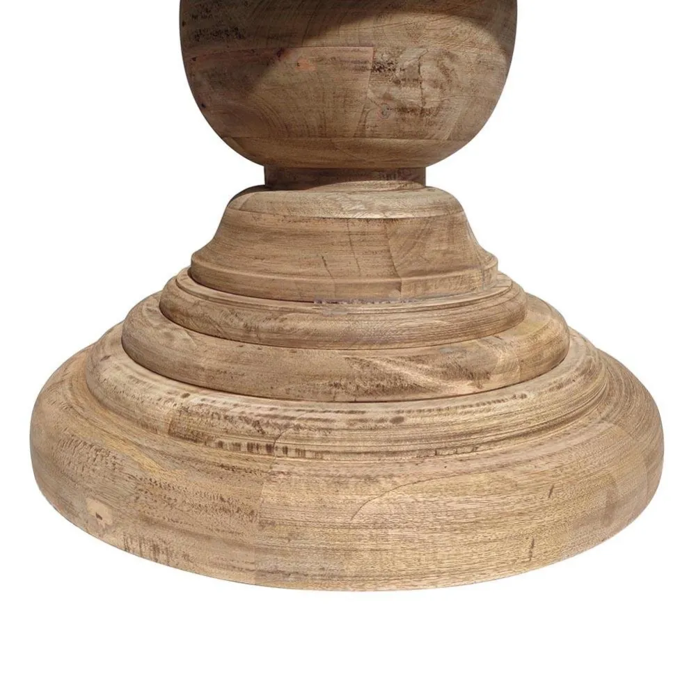 Round Mango Pedestal Table