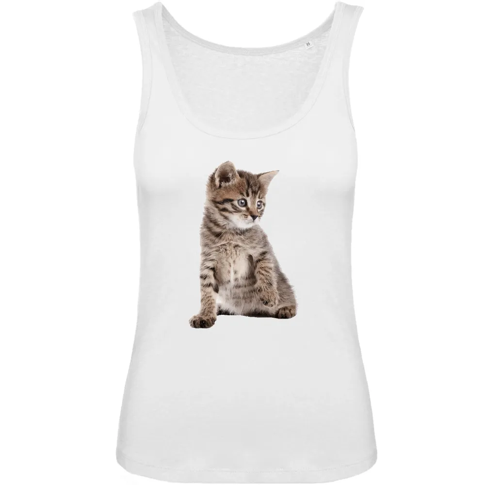 Kitten Smile Graphic Tank