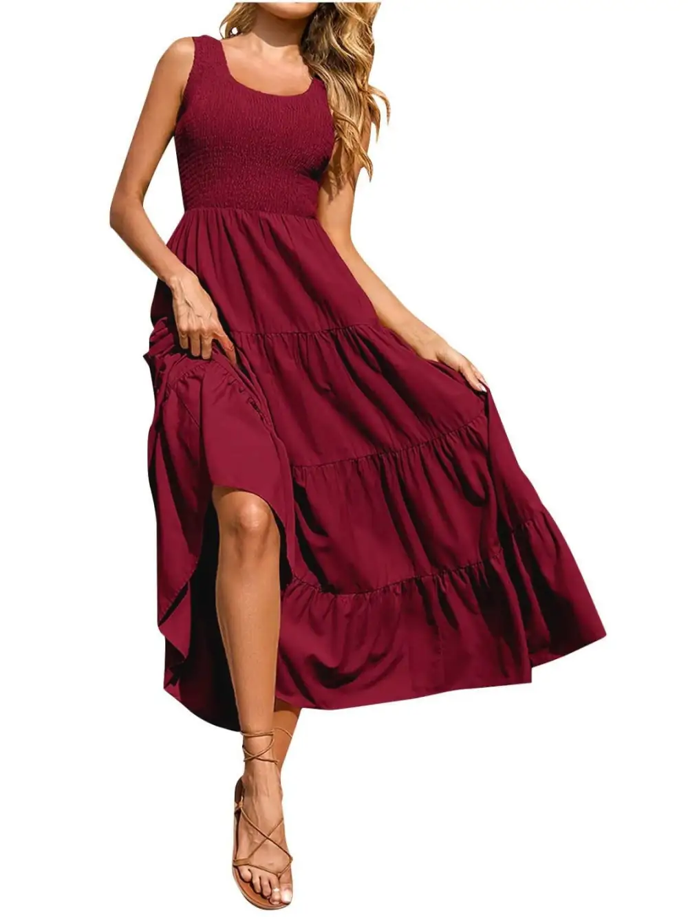 Classic Tiered Casual Dress