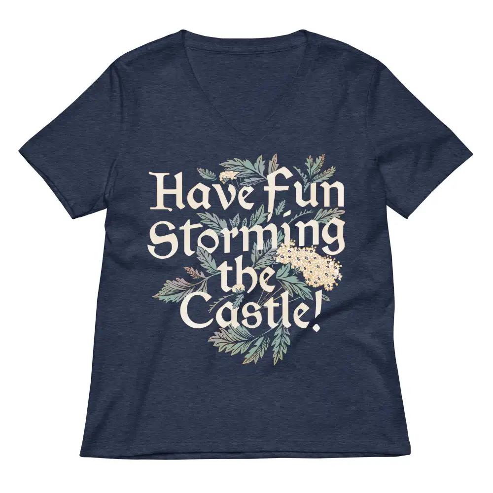 Castle Adventure V Neck Tee