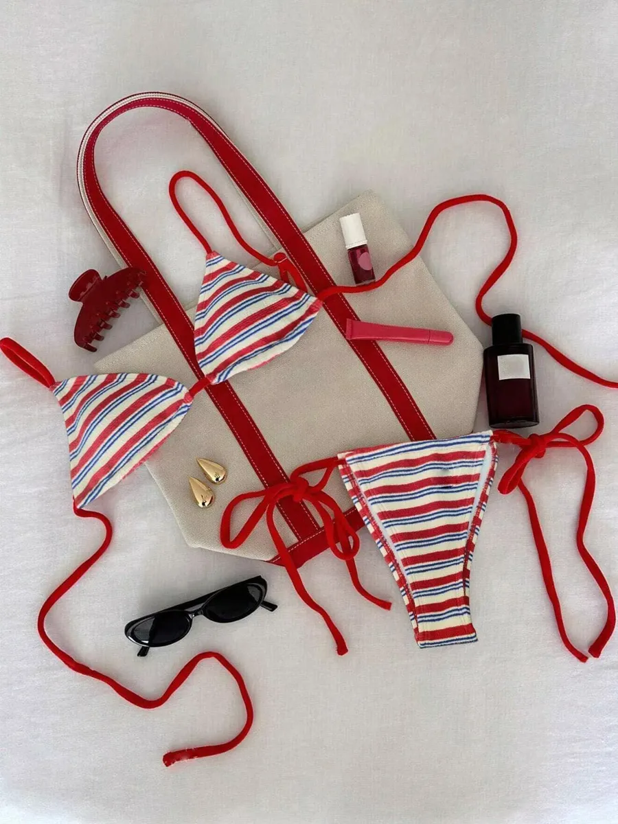 Katia Vacation-Style Striped Bikini