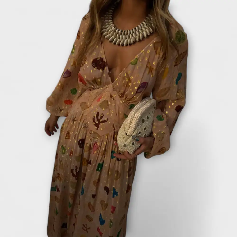 Relaxed Printed Everyday Maxi Dress