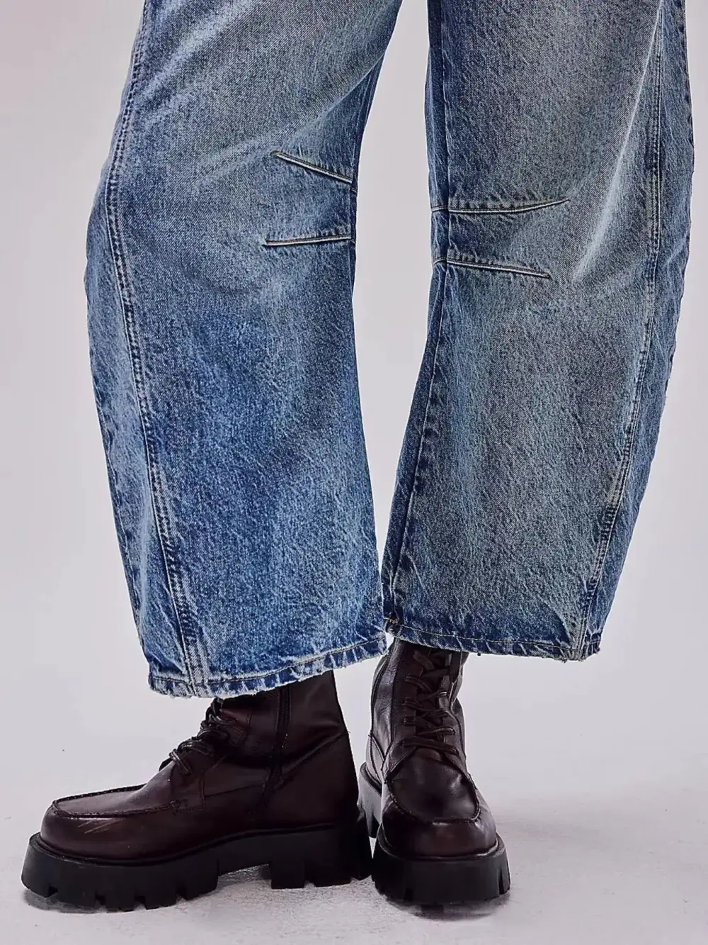 Clean Simple Trim Denim Jeans