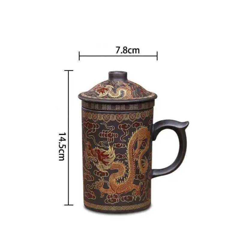 Yixing Dragon Drinkware Set