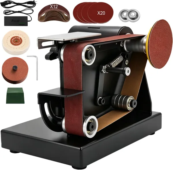 Mini Belt Sander, 4-in-1 Small Belt Grinder, 20