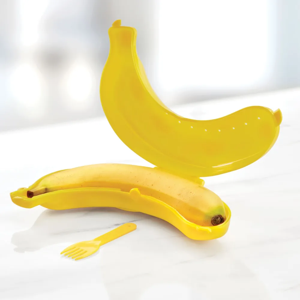 Rigid Banana Travel Container