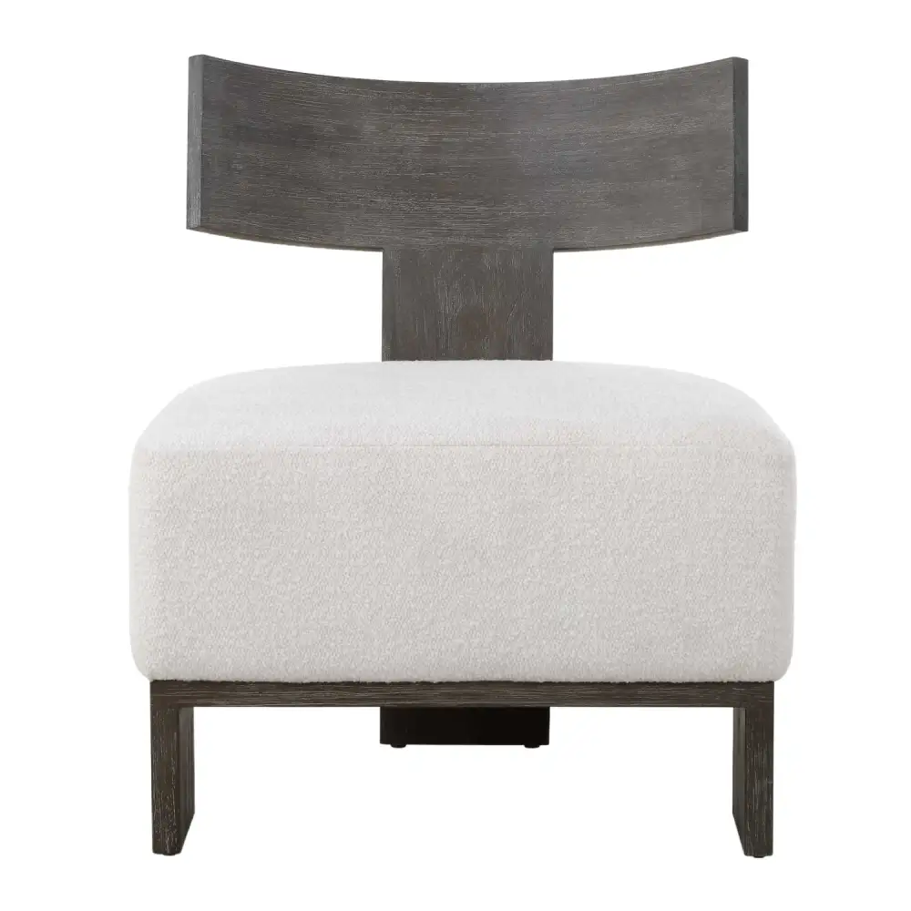 Solid Bent Wood Accent Chair