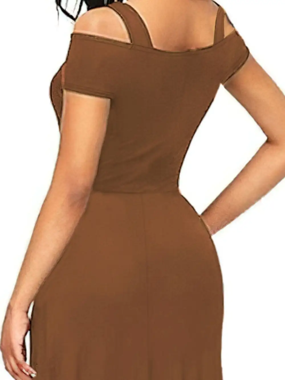 Strapless Wrap Maxi Dress