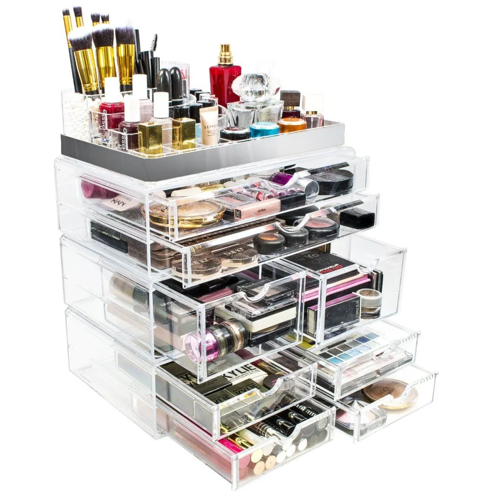 Makeup Organizer Case Drawer
