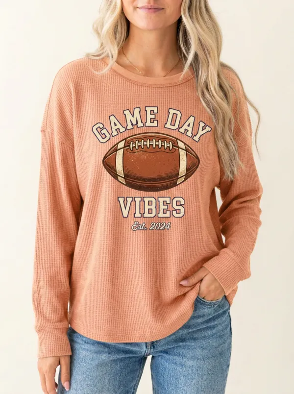 Football Graphic Casual T-Shirt