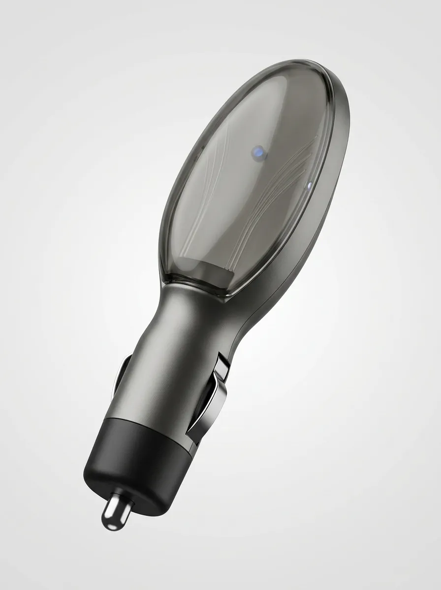 LED Indicator Transparent Shell Car Fuel Saver Electronic Plug-In Device