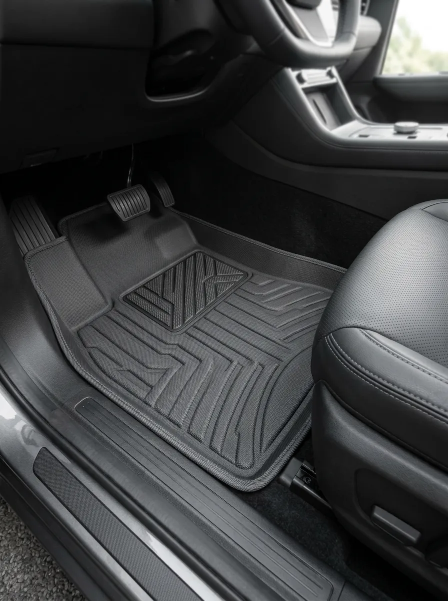 Geometric Textured Floor Mats