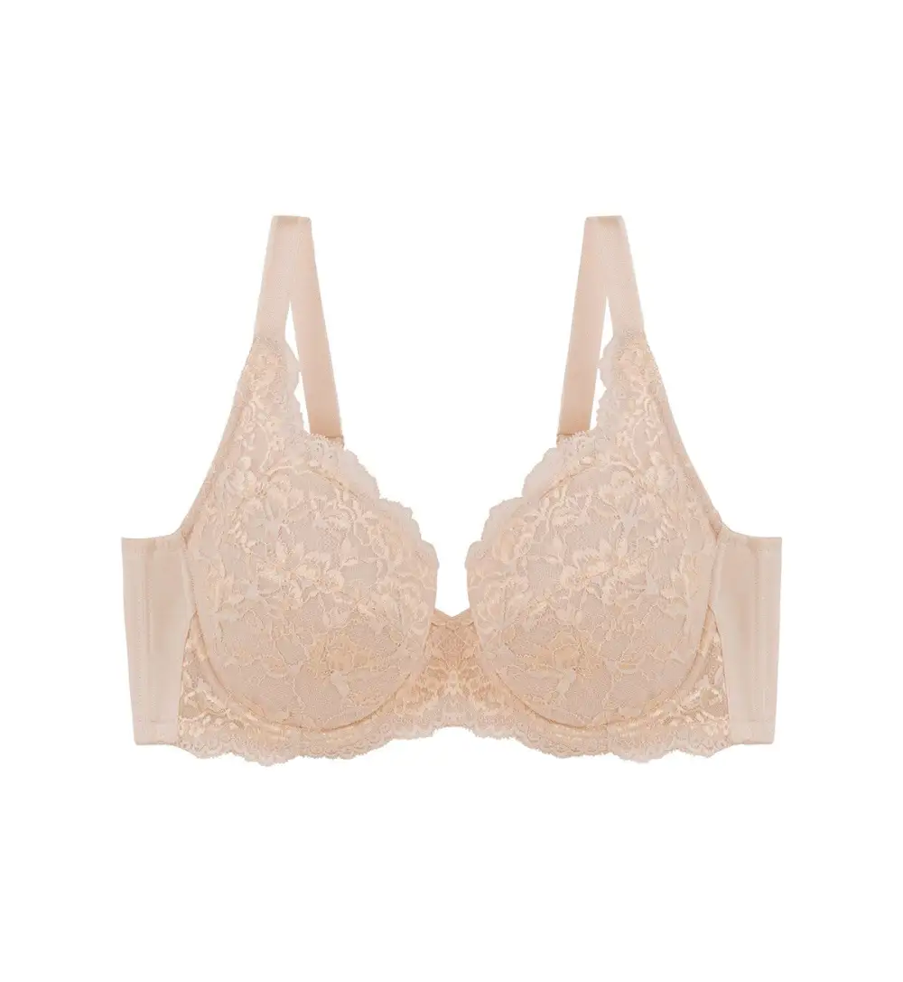 Women's Flexible-Fit Wired Padded Lace Bra
