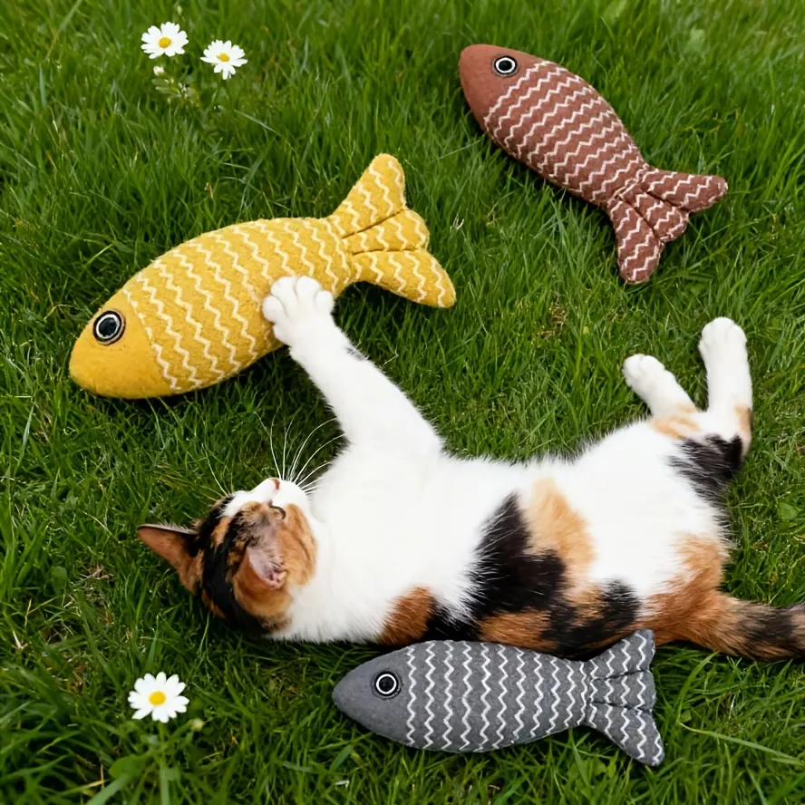 Interactive Cat Fish Toy