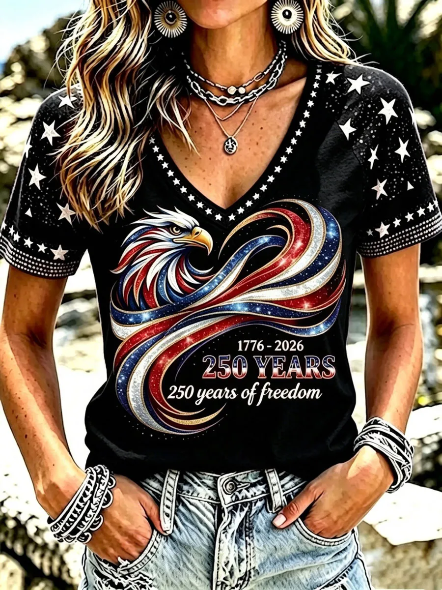 Women'S U.S. 250Th Anniversary  Print T-Shirt