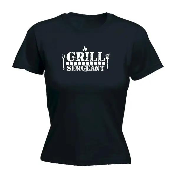 Grill Sergeant Graphic Fitted Tee