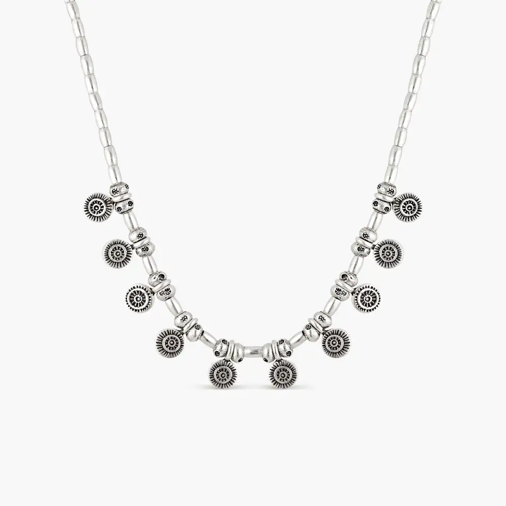 Rising Sun Charm Necklace