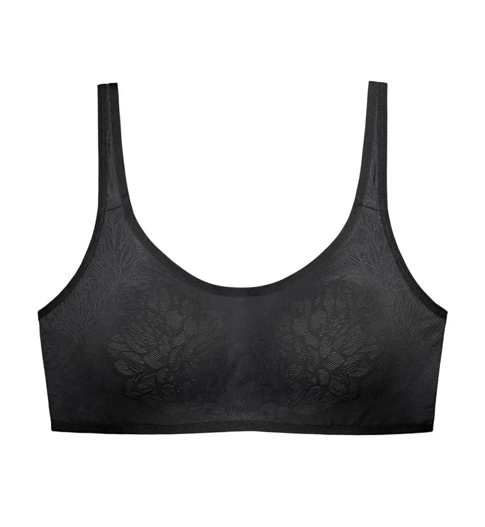 Women's Natural-Fit Non-Wired Padded Lace Bra