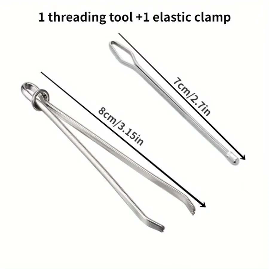2 Pcs Clothing Elastic Threader