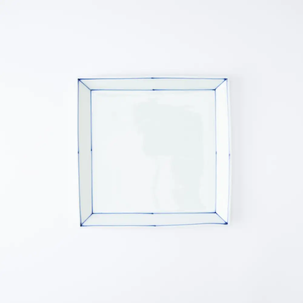 Square Porcelain Dinner Plate