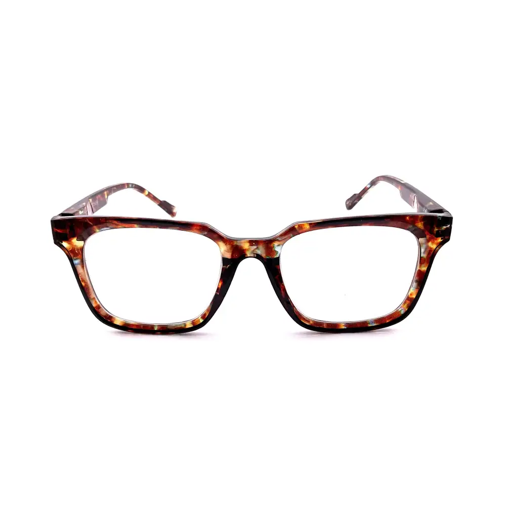 Square Full-Lens Spring-Hinge Reading Glasses