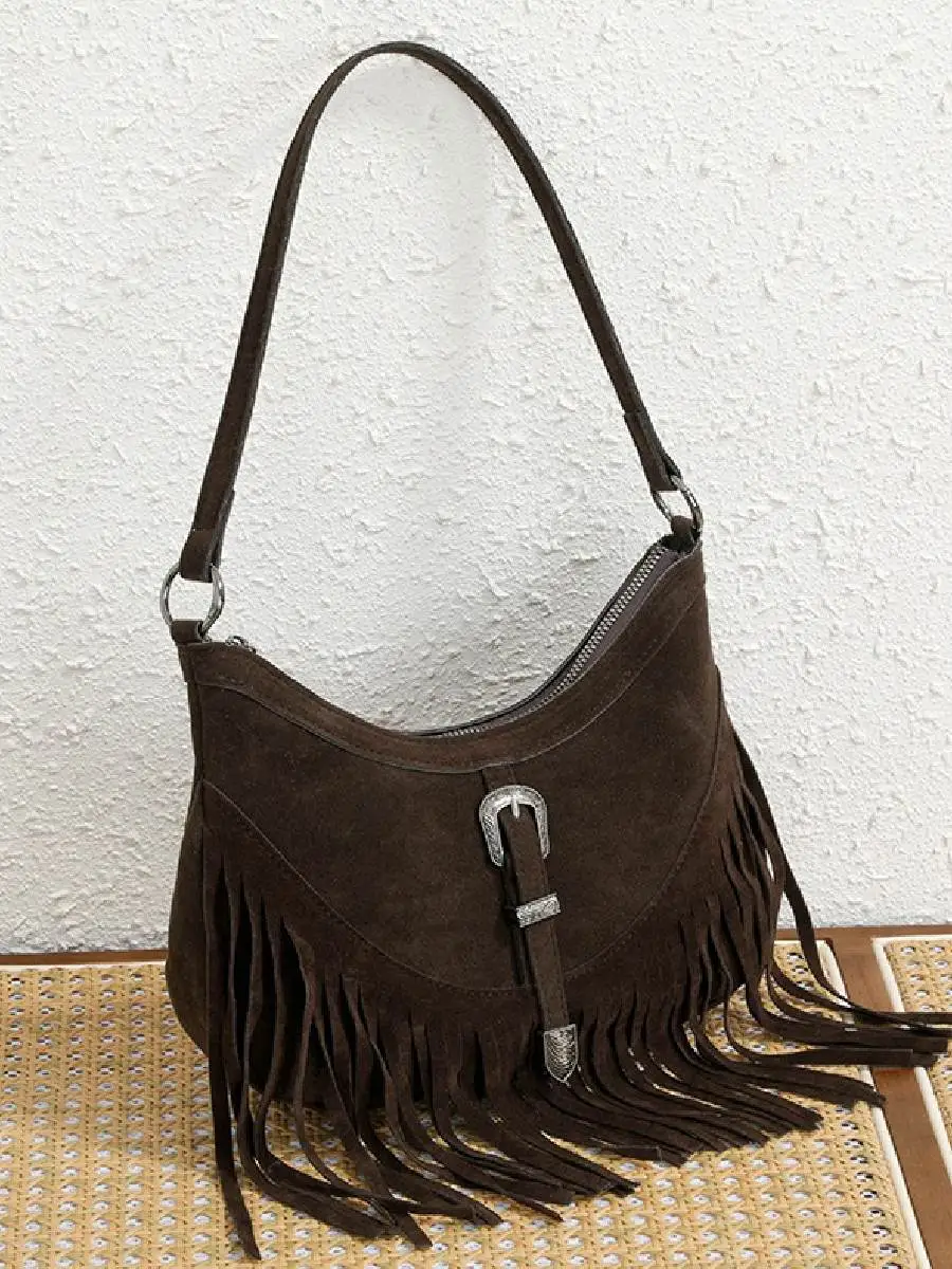 Arielle Fringed Shoulder Bag