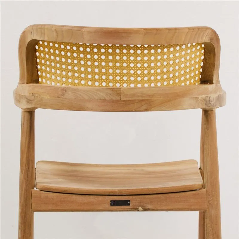 Teak Woven Lounge Chair