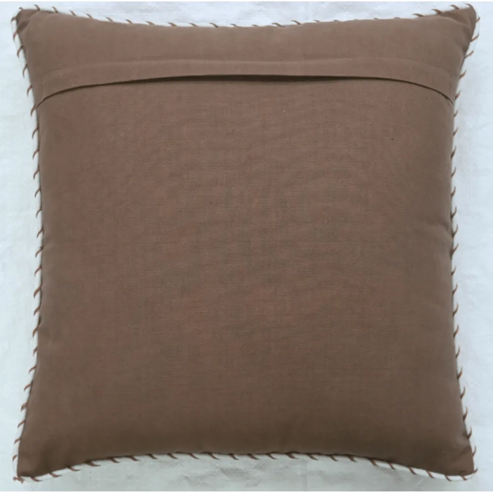 Artisan Detail Embroidered Textured Decorative Cushion Cover