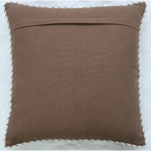 Artisan Detail Embroidered Textured Decorative Cushion Cover