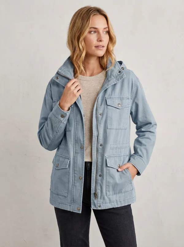 Hooded Utility Field Women's Casual Jacket