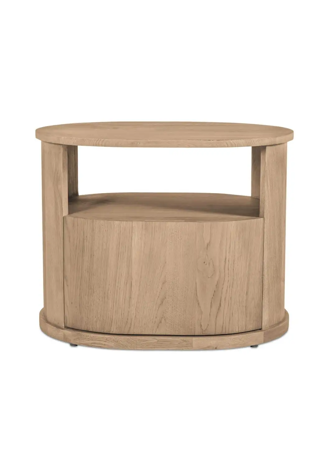 Refined Oak Drawer Nightstand